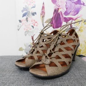 Gentle Souls Okey Dokey Brown Gladiator Sandals